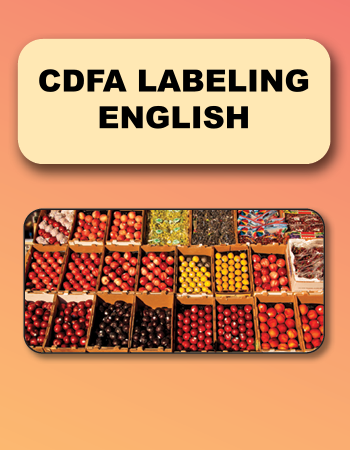 CDFA Labeling English