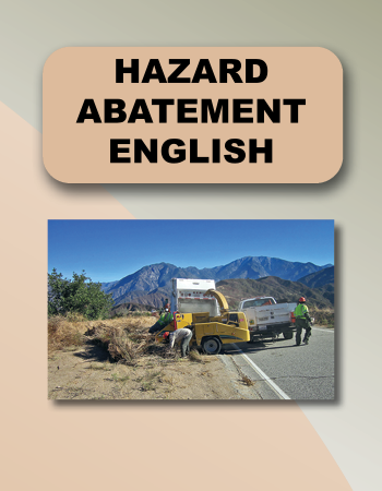 Hazard Abatement English