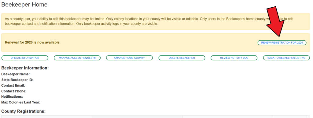 BeeWhere registration page screenshot